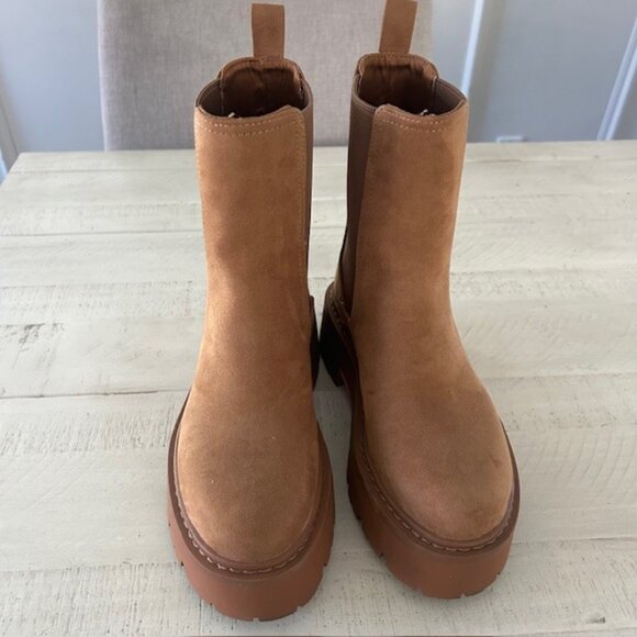 H&M Women's Brown Chunky Chelsea Boot - Picture 2 of 6